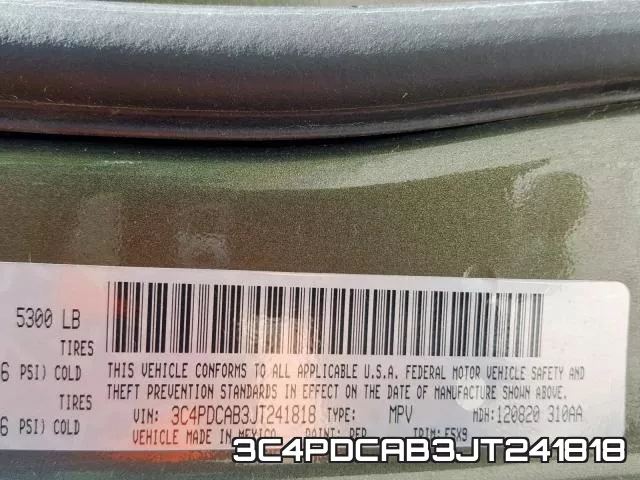 3C4PDCAB3JT241818 фото 2