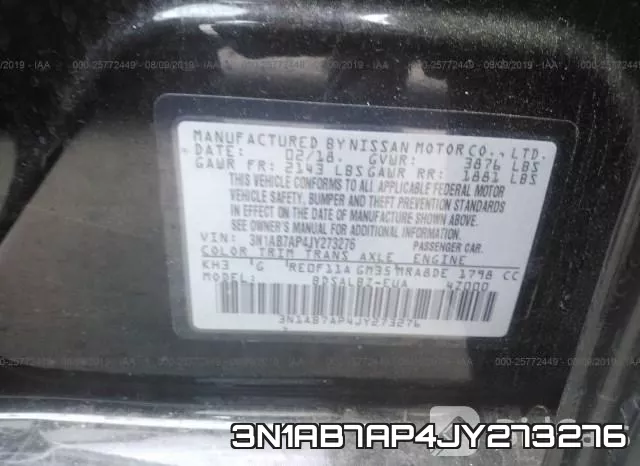 3N1AB7AP4JY273276 фото 10