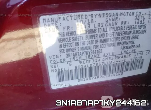 3N1AB7AP7KY244162 фото 9