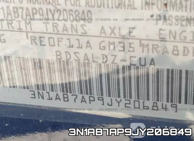 3N1AB7AP9JY206849 фото 10
