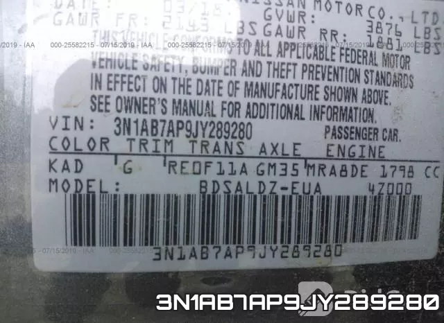 3N1AB7AP9JY289280 фото 10