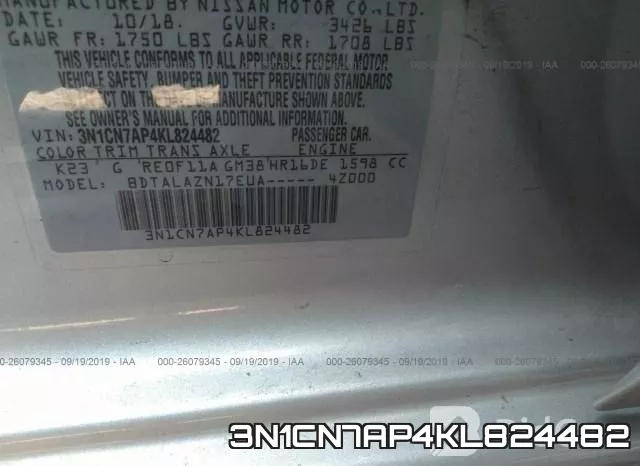 3N1CN7AP4KL824482 фото 10