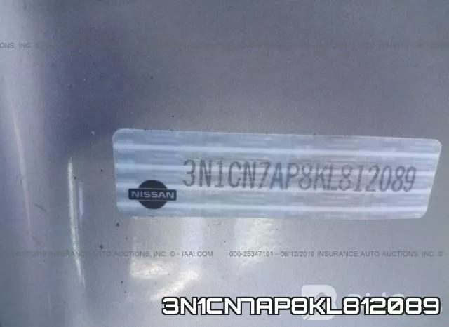 3N1CN7AP8KL812089 фото 9