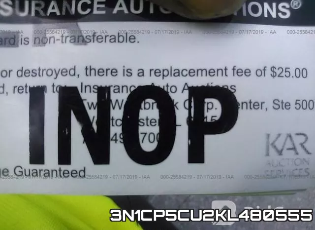 3N1CP5CU2KL480555 фото 8