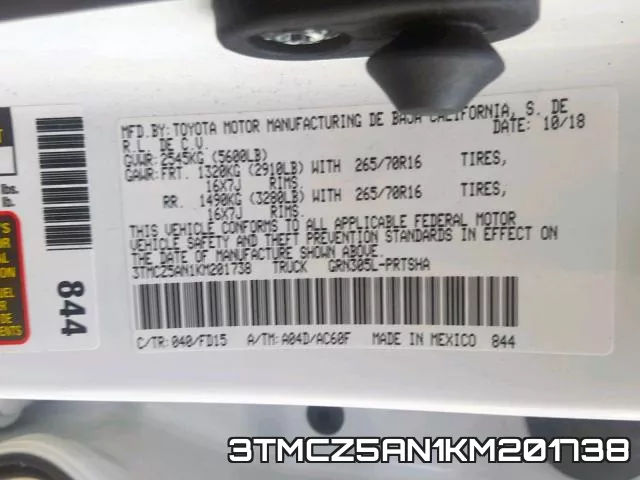 3TMCZ5AN1KM201738 фото 2