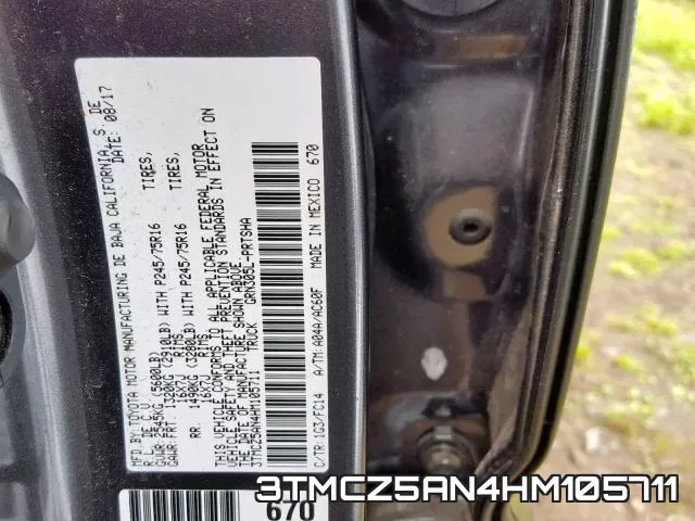 3TMCZ5AN4HM105711 фото 2