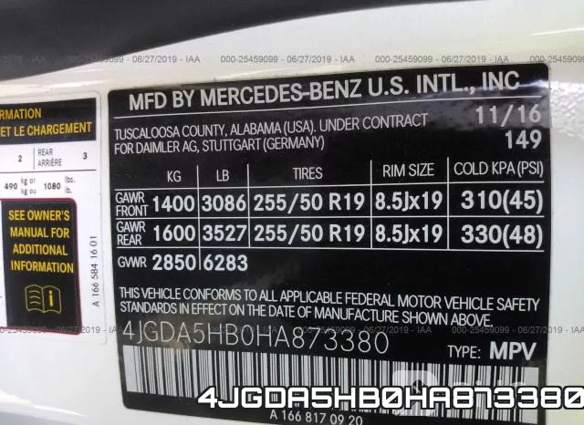 4JGDA5HB0HA873380 фото 10