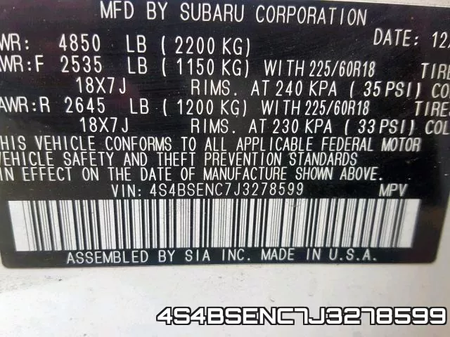 4S4BSENC7J3278599 фото 2