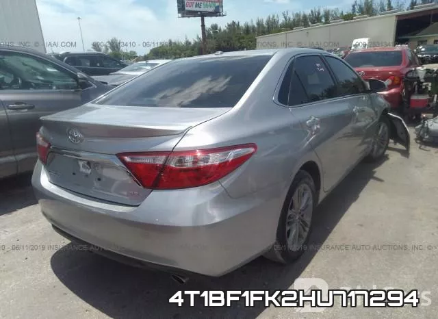 4T1BF1FK2HU717294 фото 5