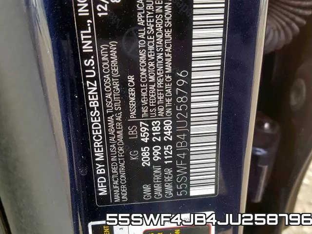 55SWF4JB4JU258796 фото 2