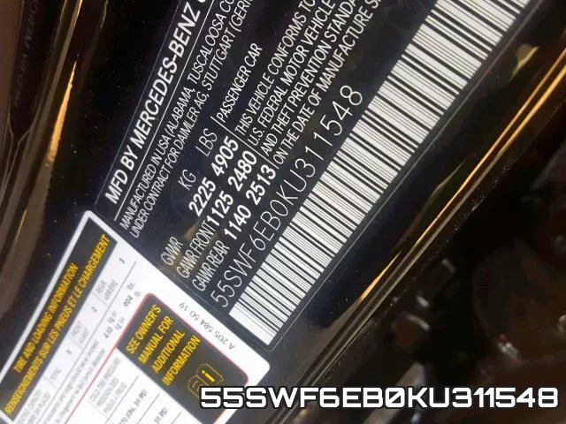 55SWF6EB0KU311548 фото 2
