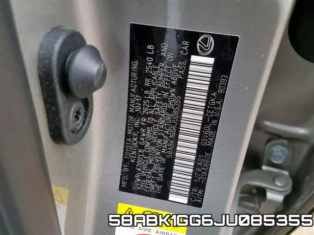 58ABK1GG6JU085355 фото 2