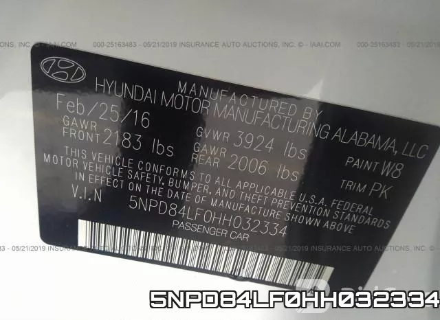5NPD84LF0HH032334 фото 10