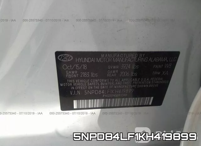 5NPD84LF1KH419899 фото 10