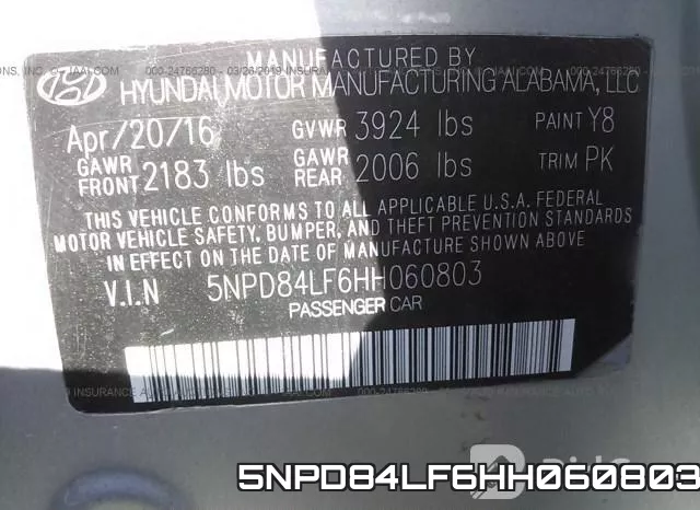 5NPD84LF6HH060803 фото 10