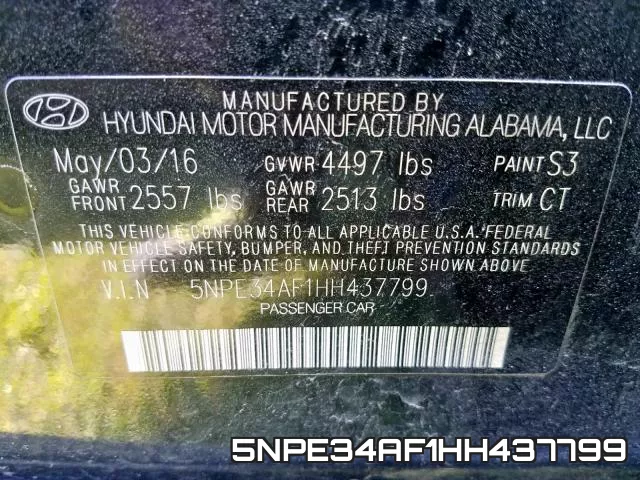 5NPE34AF1HH437799 фото 2