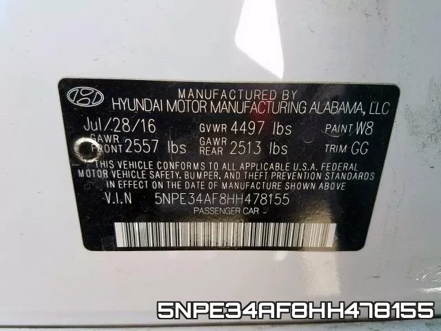 5NPE34AF8HH478155 фото 2