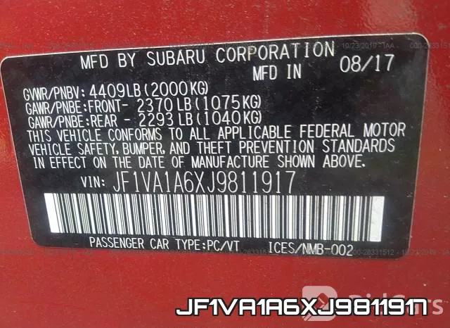 JF1VA1A6XJ9811917 фото 10