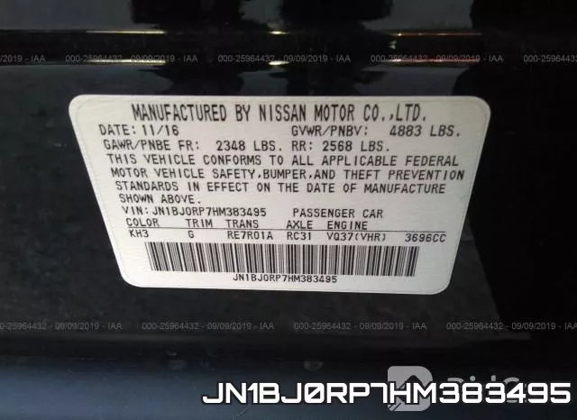 JN1BJ0RP7HM383495 фото 10