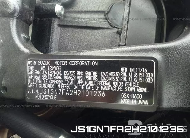 JS1GN7FA2H2101236 фото 2