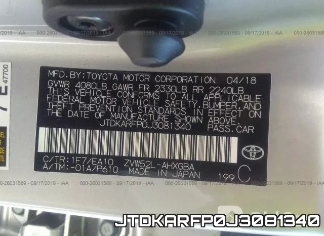 JTDKARFP0J3081340 фото 10