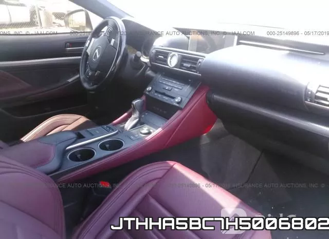 JTHHA5BC7H5006802 фото 6