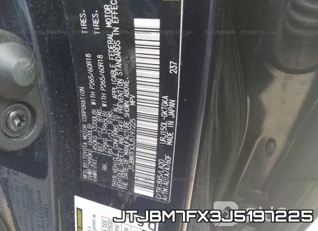 JTJBM7FX3J5197225 фото 10