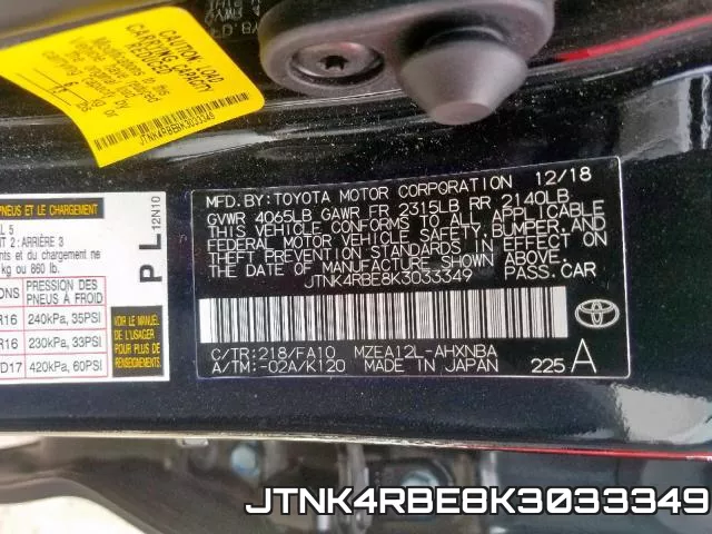 JTNK4RBE8K3033349 фото 2