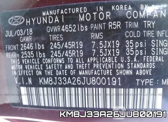KM8J33A26JU800191 фото 10