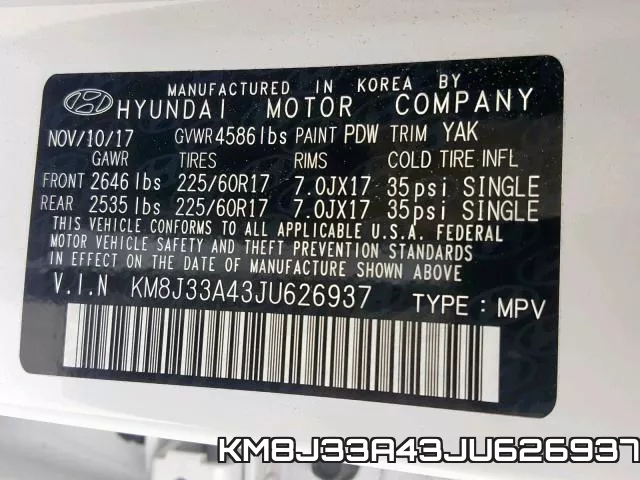 KM8J33A43JU626937 фото 2
