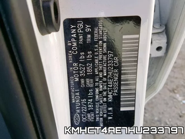 KMHCT4AE7HU233797 фото 2