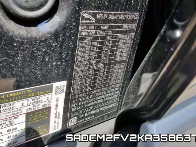 SADCM2FV2KA358637 фото 2