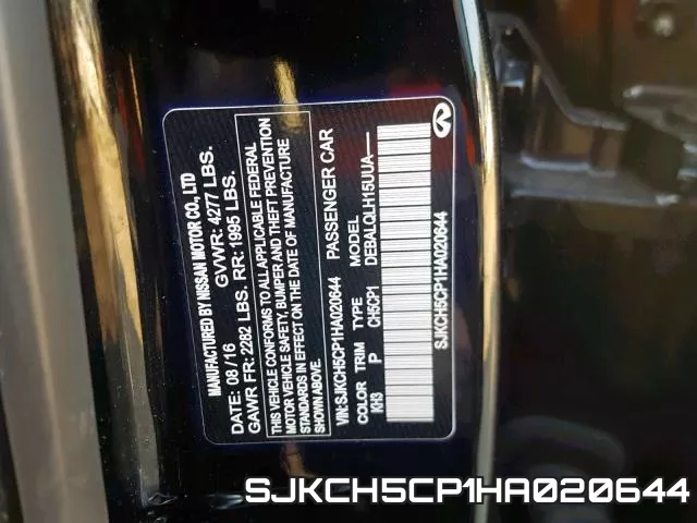 SJKCH5CP1HA020644 фото 2