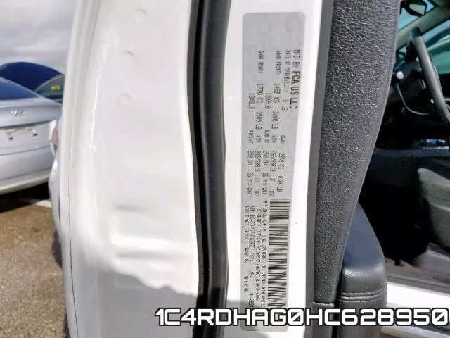 1C4RDHAG0HC628950 фото 2