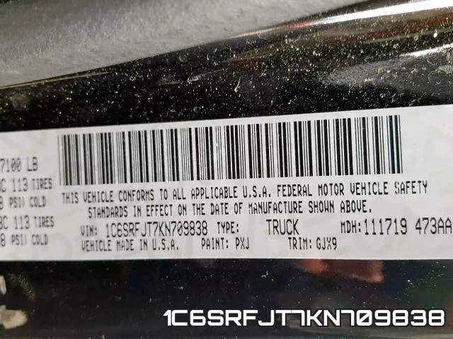 1C6SRFJT7KN709838 фото 2