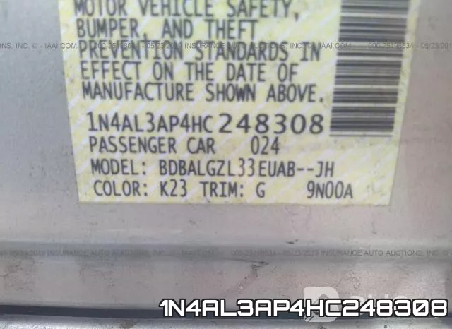 1N4AL3AP4HC248308 фото 10