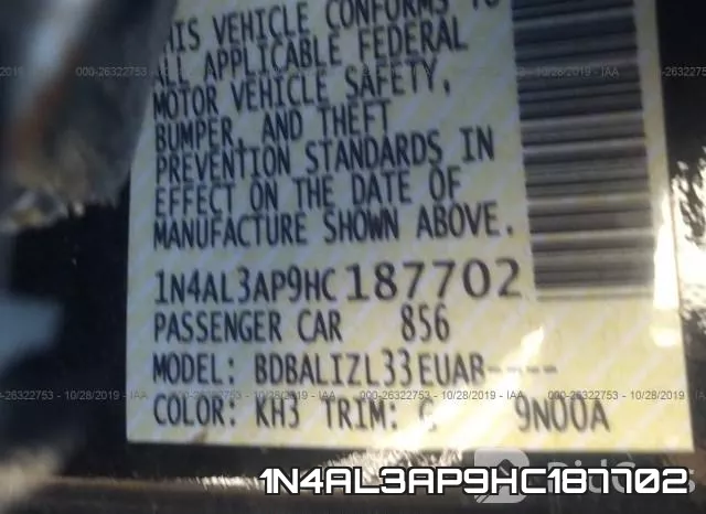 1N4AL3AP9HC187702 фото 10