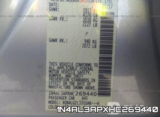 1N4AL3APXHC269440 фото 10