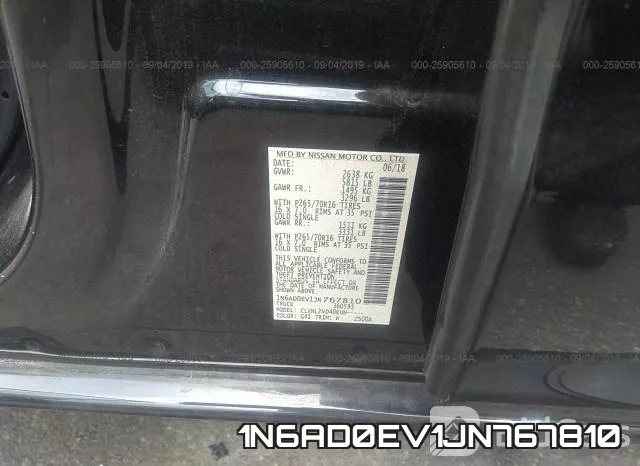 1N6AD0EV1JN767810 фото 10