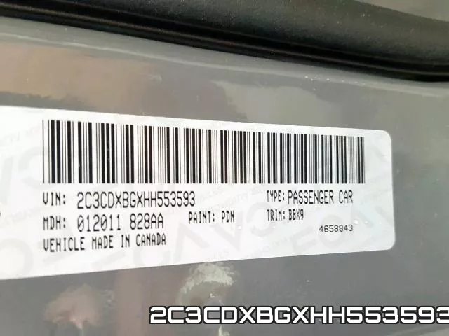 2C3CDXBGXHH553593 фото 2