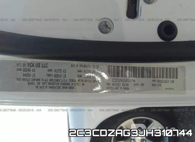 2C3CDZAG3JH310744 фото 10