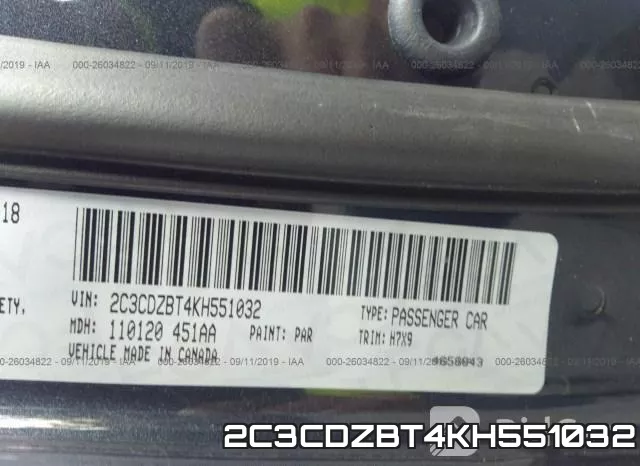 2C3CDZBT4KH551032 фото 10
