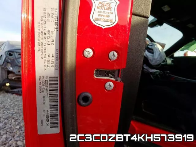 2C3CDZBT4KH573919 фото 2