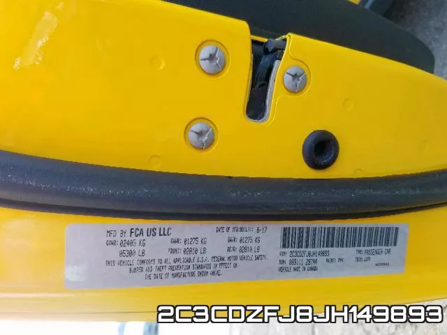 2C3CDZFJ8JH149893 фото 2
