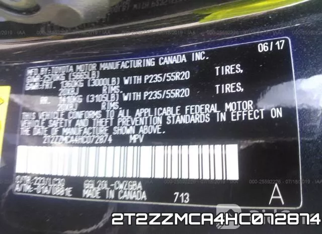 2T2ZZMCA4HC072874 фото 10