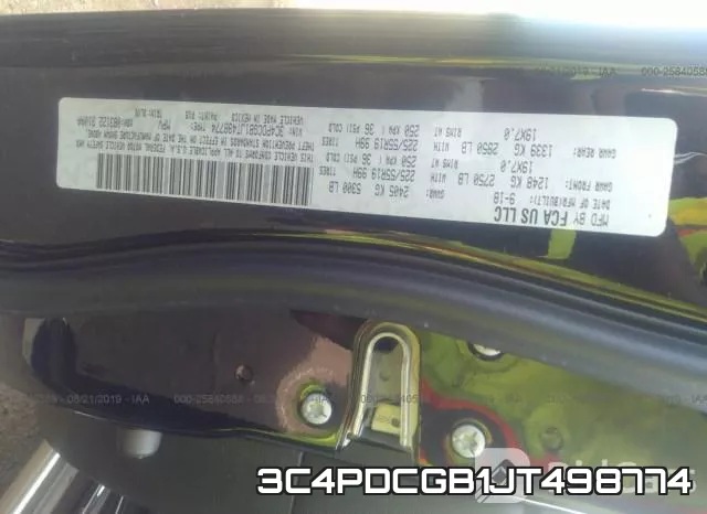3C4PDCGB1JT498774 фото 10