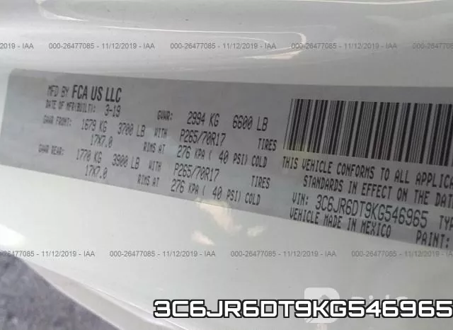 3C6JR6DT9KG546965 фото 10