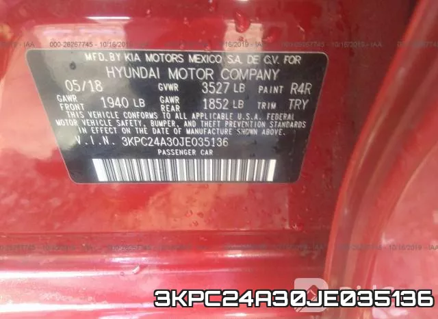 3KPC24A30JE035136 фото 10
