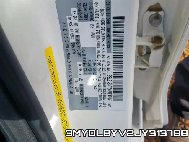 3MYDLBYV2JY313788 фото 2