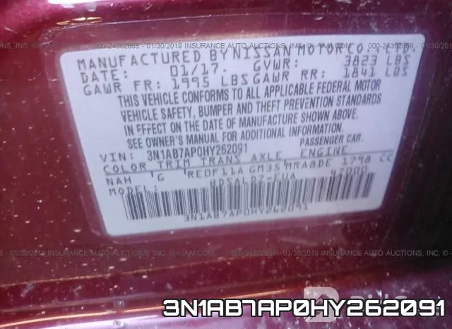 3N1AB7AP0HY262091 фото 10